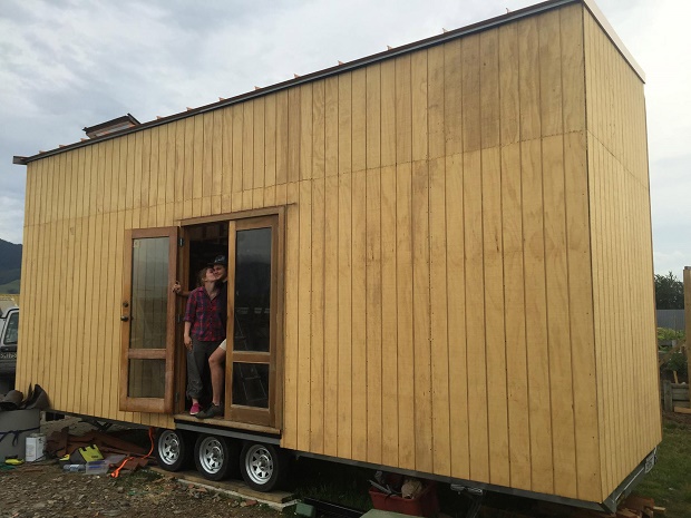 A house built by Anna Naygrow and Christoph Riedel in Nelson. Photo / Facebook, Anna Naygrow
